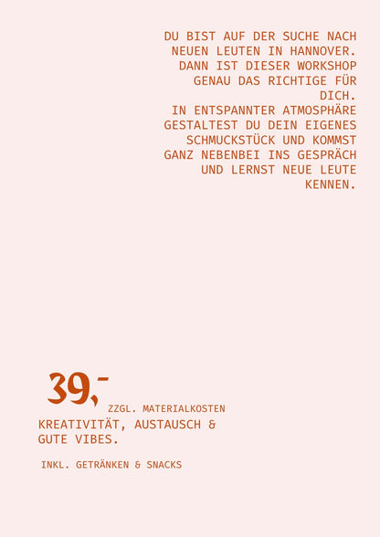Make new friends Workshop 26.06.26 17 Uhr