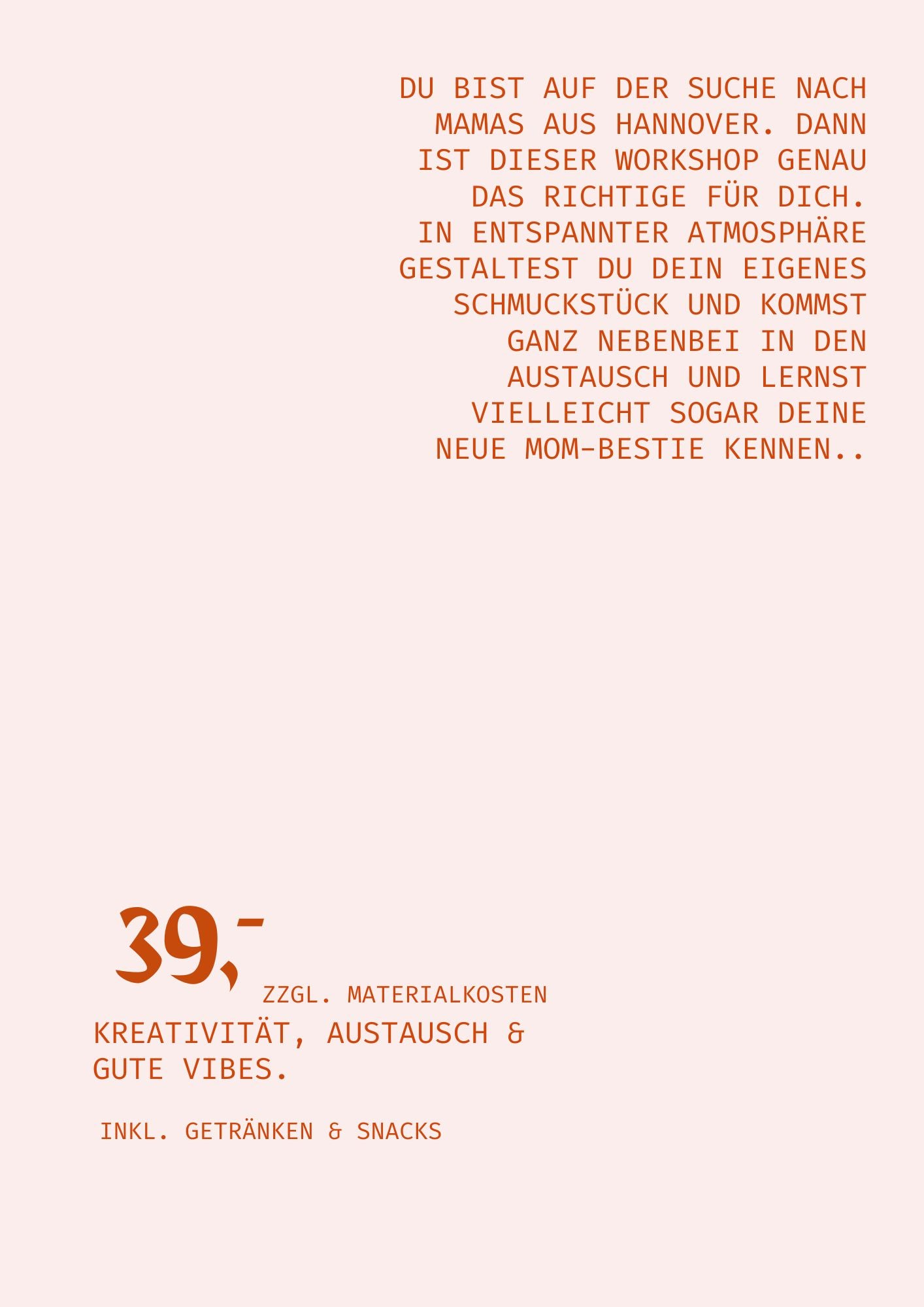 Mommy to be Workshop 24.07.26 16 Uhr