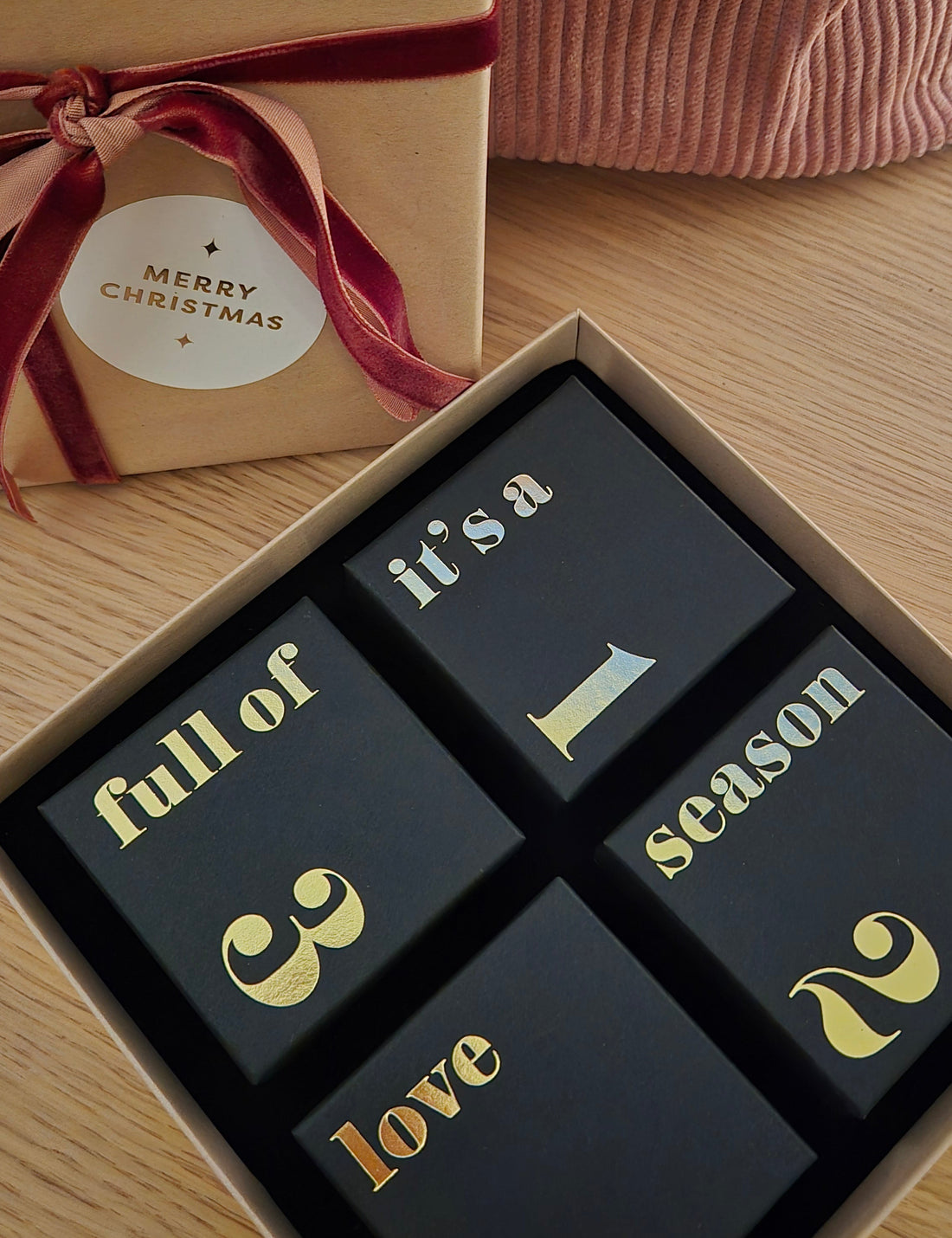 Adventskalender - 4 Boxen für die Adventstage (handmade)