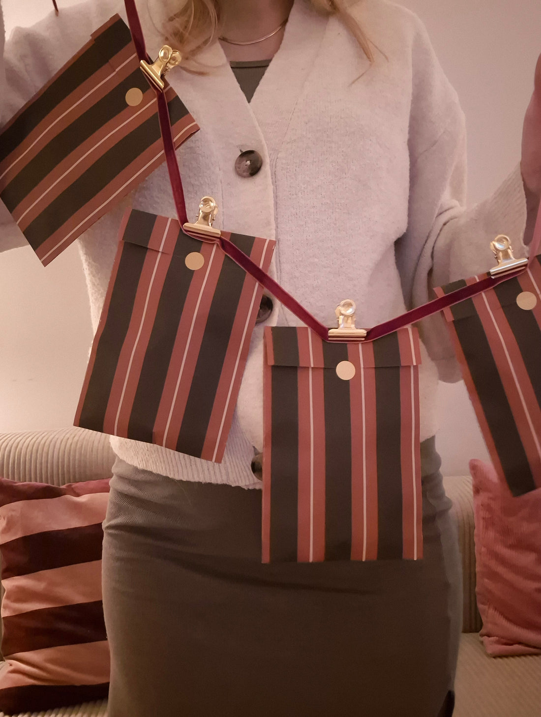 Adventskalender - 4 Tütchen für die Adventstage (Edelstahl)