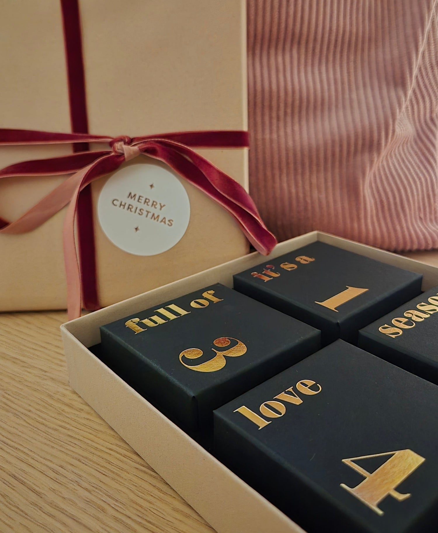 Adventskalender - 4 Boxen für die Adventstage (handmade)