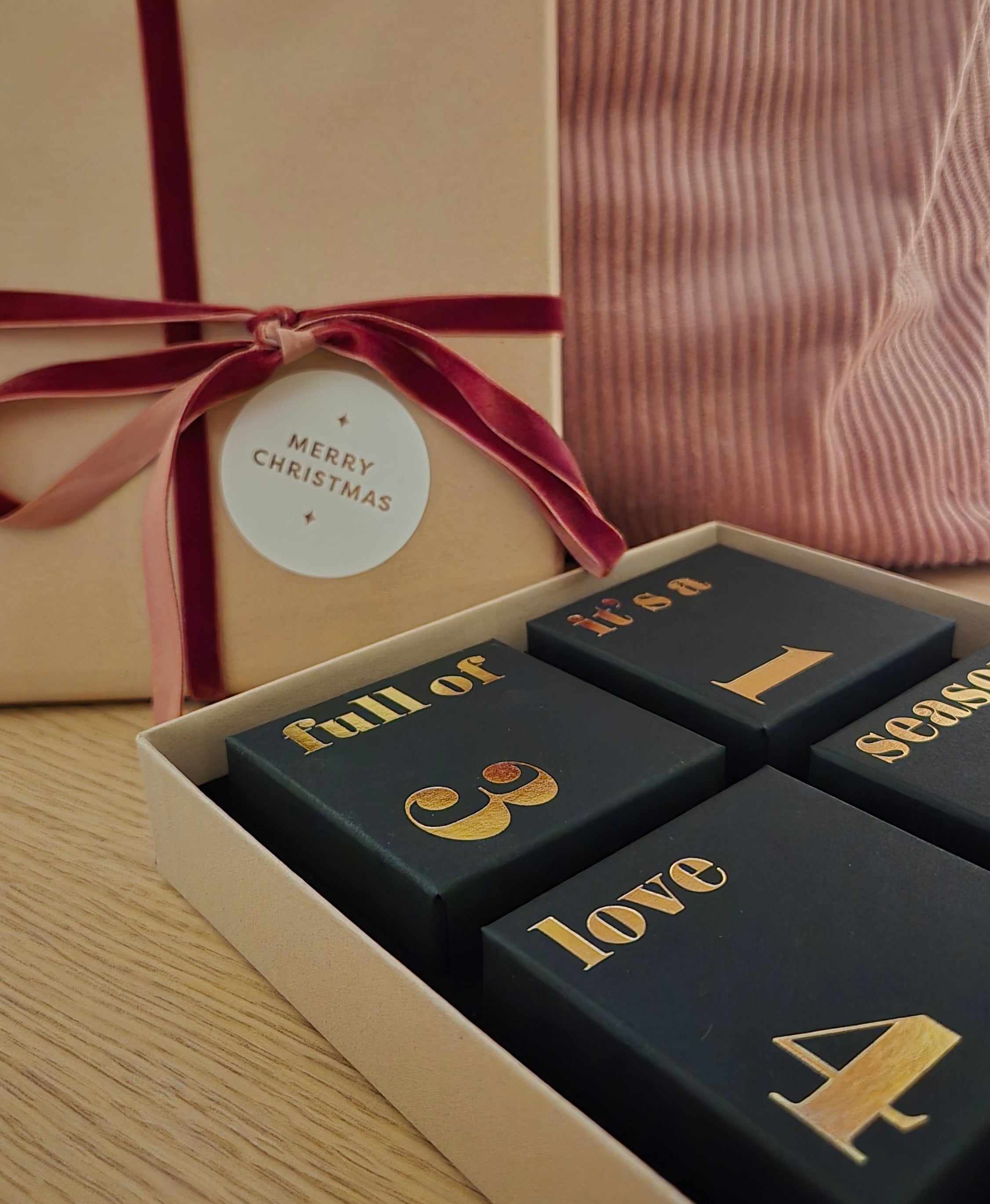 Adventskalender - 4 Boxen für die Adventstage (handmade)